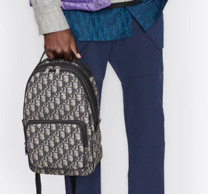 Tui Dior Mini Rider Backpack Beige and Black 1ESBO013YKY-H27E