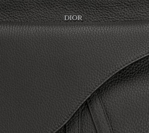 Tui Dior Saddle Soft Bag Black 1ADHO023ULA-H00N