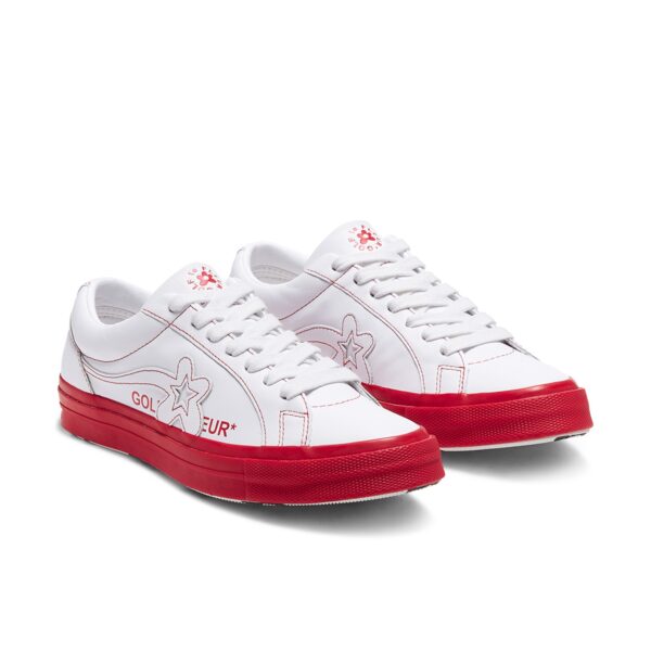 Giày Converse Golf Le Fleur x One Star Ox 'Racing Red' 164026C - Ảnh 2