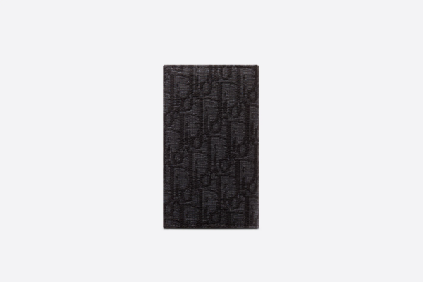 Vi Dior Long BI-Fold Card Holder 'Black Dior' 2ESCH147YSE-H03E