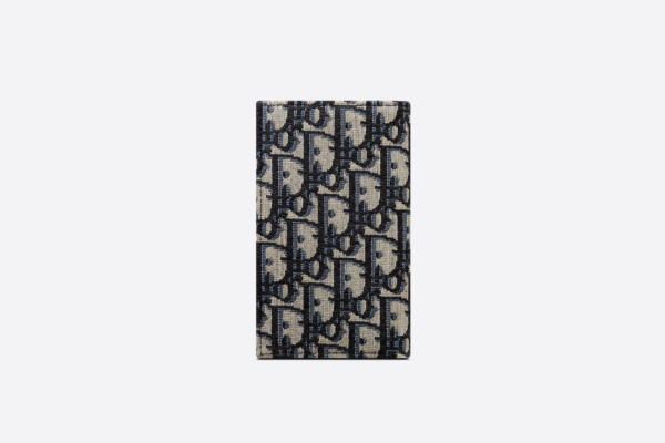 Vi Dior Long BI-Fold Card Holder 'Beige Black Dior' 2ESCH147YSE-H05E