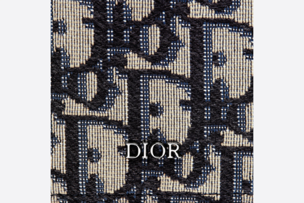 Vi Dior Long BI-Fold Card Holder 'Beige Black Dior' 2ESCH147YSE-H05E
