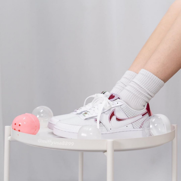 Giày Nike Wmns Court Vision Low Premium 'Valentine's Day' CI7827-100 - Ảnh 2