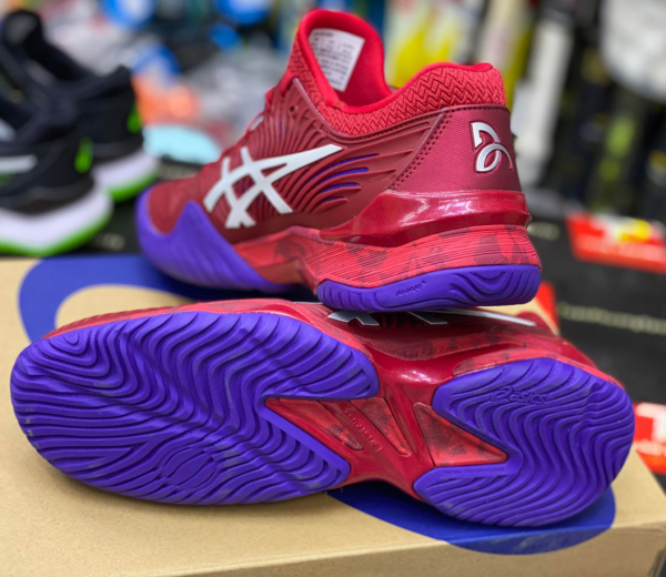 Giày Tennis Asics Court FF Novak 'Cranberry White' 1041A089-605 - Ảnh 4