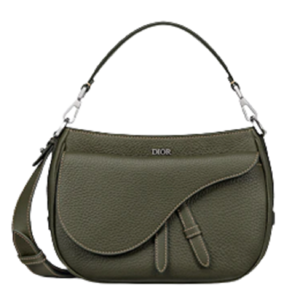 Tui Dior Mini Saddle Soft Bag Olive 1ADHO033ULC-H620