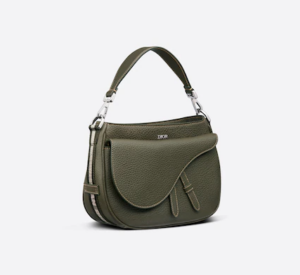 Tui Dior Mini Saddle Soft Bag Olive 1ADHO033ULC-H620