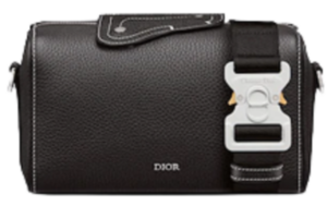 Tui Dior Lingot 22 Bag Black Grained Calfskin 1ADPO249ULC-H00N