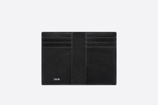 Vi Dior BI-Fold Card Holder 'Black CD Icon' 2ESCH138CDI-H00N