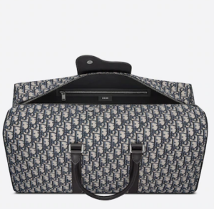 Tui Dior Lingot 50 Bag Beige And Black Oblique Jacquard 1ADDU115YKY-H27E