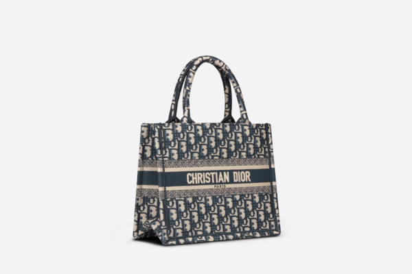 Tui Dior Book Tote Small 'Blue Embroidery' M1265ZRIW-M928
