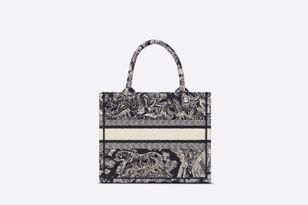 Tui Dior Book Tote Small 'Blue Reverse Embroidery' M1265ZRGO-M928