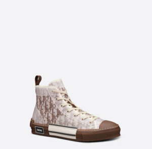 Giay Dior B23 High Top Sneaker Coffee 3SH118ZMK-H761
