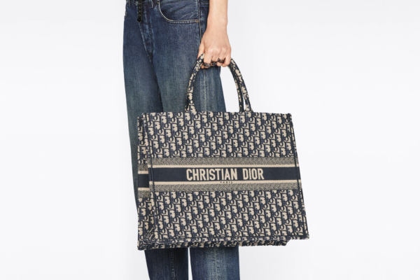 Tui Dior Book Tote Large 'Blue Oblique' M1286ZRIW-M928