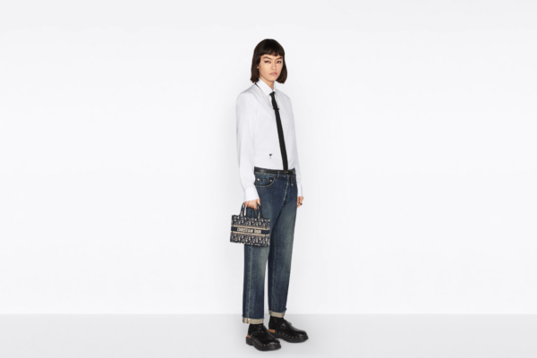 Tui Dior Mini Book Tote 'Beige Multicolor Mizza' S5475ZRHM-M918