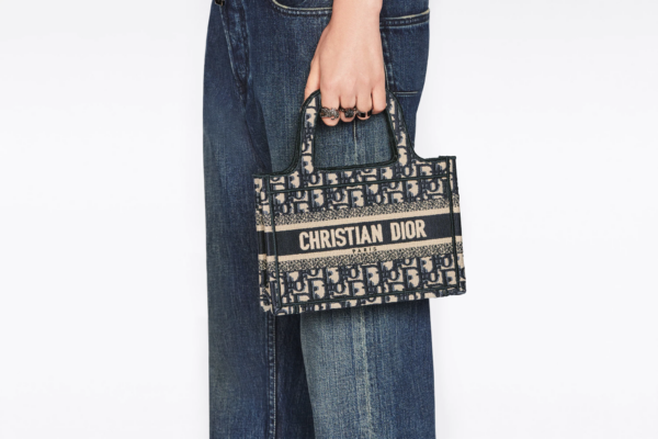 Tui Dior Book Tote Mini 'Blue Embroidery' S5475ZRIW-M928