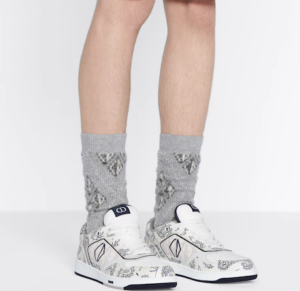 Giay Dior B27 Low Top Sneaker White 3SN272ZOF-H069