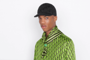 Mu Dior Oblique Baseball Cap 'Black Tulle' 283C905A0075-C989