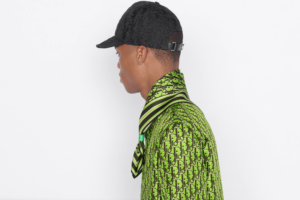 Mu Dior Oblique Baseball Cap 'Black Tulle' 283C905A0075-C989