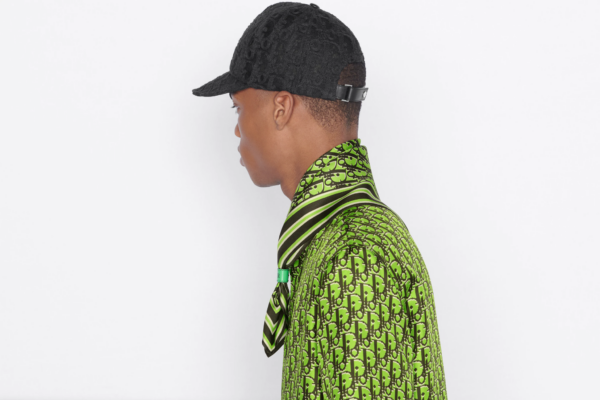 Mu Dior Oblique Baseball Cap 'Black Tulle' 283C905A0075-C989