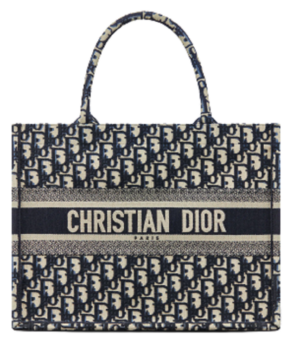 Tui Dior Book Tote Medium 'Blue Oblique' M1296ZRIW-M928