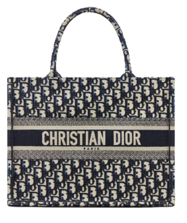 Tui Dior Book Tote Medium 'Blue Oblique' M1296ZRIW-M928
