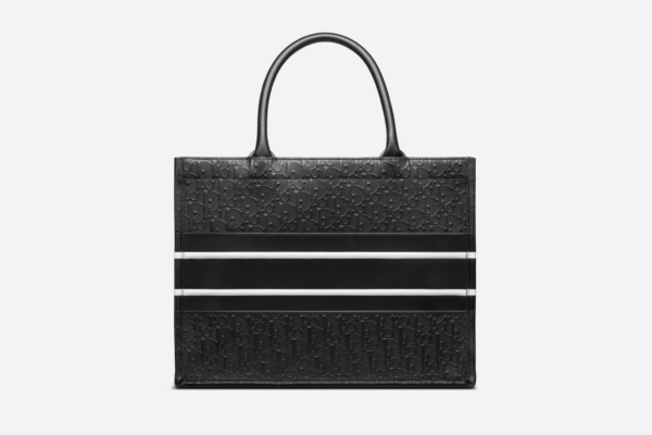 Tui Dior Medium Book Tote 'Black Perforated And Embossed' M1266CDDU-M911