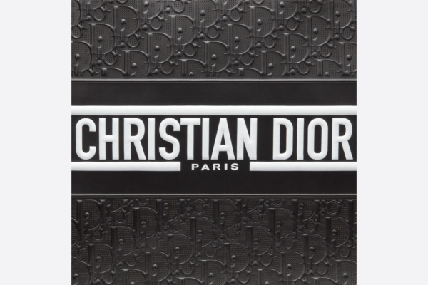 Tui Dior Medium Book Tote 'Black Perforated And Embossed' M1266CDDU-M911