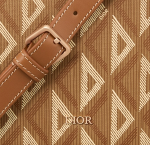 Tui Dior Lock Case Coffee CD Diamond Canvas 1LXBR163CDP-H24E