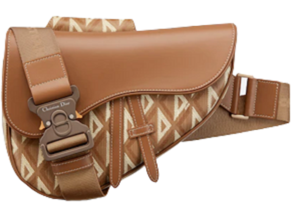 Tui Dior Saddle Bag Coffee CD Canvas 1ADPO093CDP-H24E