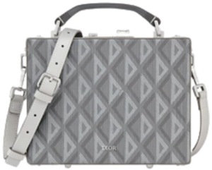 Tui Dior Lock Case Gray CD Diamond Canvas 1LXBR163CDP-H42E