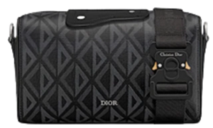 Túi Dior Lingot 22 Bag 'Black CD Diamond Canvas' 1ADPO249CDP-H43E