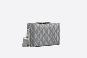Tui Dior Lingot Pouch 'Gray CD Diamond' 1ADPO026CDP-H42E