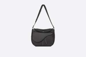 Tui Dior Saddle Soft Bag 'Black Grained' 1ADHO023ULC-H00N