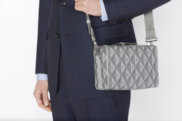 Tui Dior Lingot Pouch 'Gray CD Diamond' 1ADPO026CDP-H42E