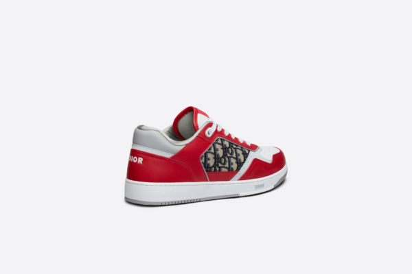 Giay Dior B27 Low 'Red Gray Dior' 3SN272ZIR-H360