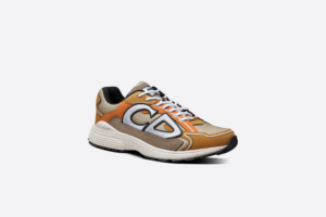 Giay Dior B30 Sneaker 'Cream Orange Mesh' 3SN279ZRB-H162