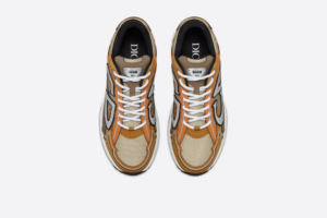 Giay Dior B30 Sneaker 'Cream Orange Mesh' 3SN279ZRB-H162