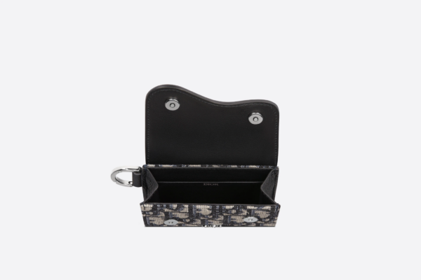 Vi Dior Saddle Card Holder 'Beige Black Dior' 2ADBC295YKY-H27E