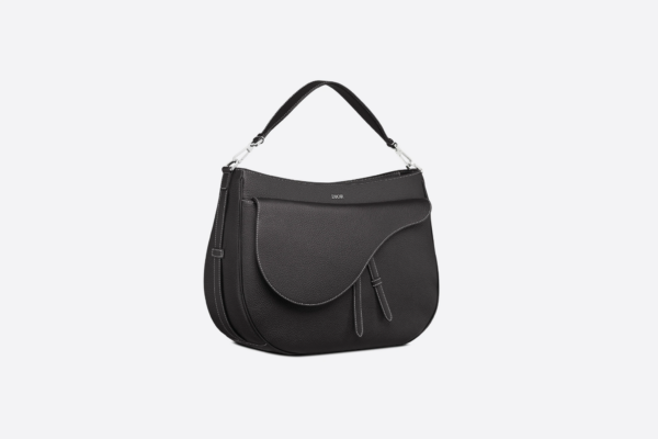 Tui Dior Saddle Soft Bag 'Black Grained' 1ADHO023ULC-H00N