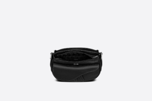 Tui Dior Mini Saddle Soft Bag 'Black Grained' 1ADHO027ULC-H00N
