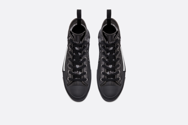 Giay Dior B23 High 'Black Calfskin Dior' 3SH118YJP-H960