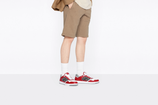 Giay Dior B27 Low 'Red Gray Dior' 3SN272ZIR-H360