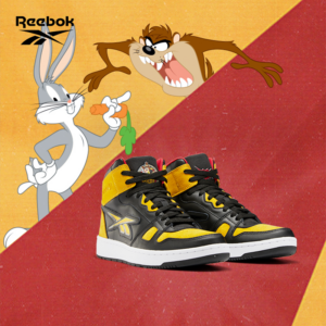 Alternative view of Giày Reebok Looney Tunes 'Black Yellow' GW4307