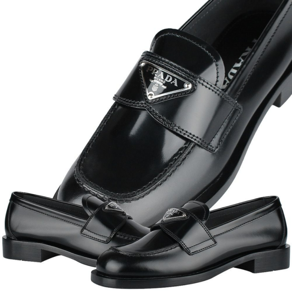 Giày Prada Logo Brushed 'Black' 1D238M-055-F0002 - Ảnh 3