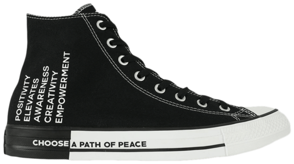 Giay Converse Chuck Taylor All Star High 'Seek Peace Black' 165766C