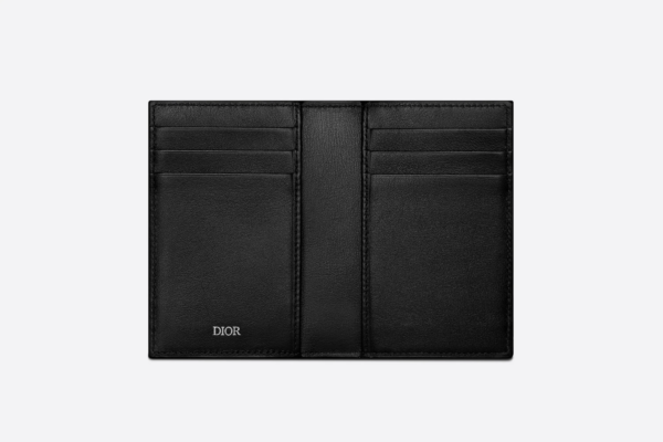 Vi Dior BI-Fold Card Holder 'Black CD Diamond' 2ESCH138DCO-H43E