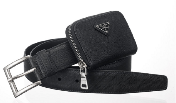 Thắt Lưng Prada Saffiano 'Black' 2CM235-053-F0002 - Ảnh 3