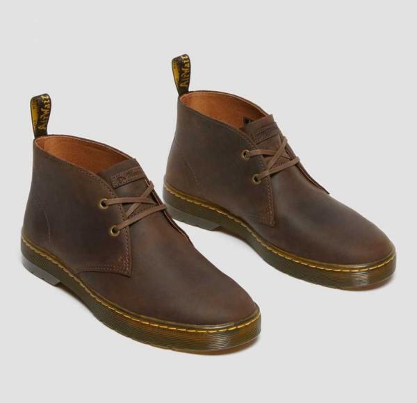 Giày Dr.Martens Cabrillo Men's Crazy Horse Leather Desert 'Brown' 16593201 - Ảnh 2