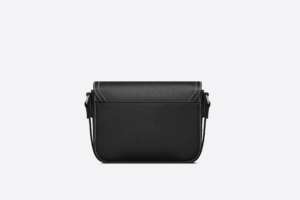 Tui Dior Mini Saddle Bag Strap 'Black Grained' 1ADPO049YKK-H00N