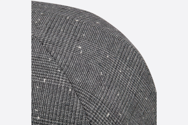 Mu Dior Beret 'Gray Prince of Wales Motif' 243C900A5633-C880